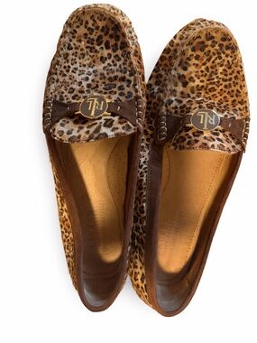 Lauren Ralph Lauren leopard print loafers women’s size 11B